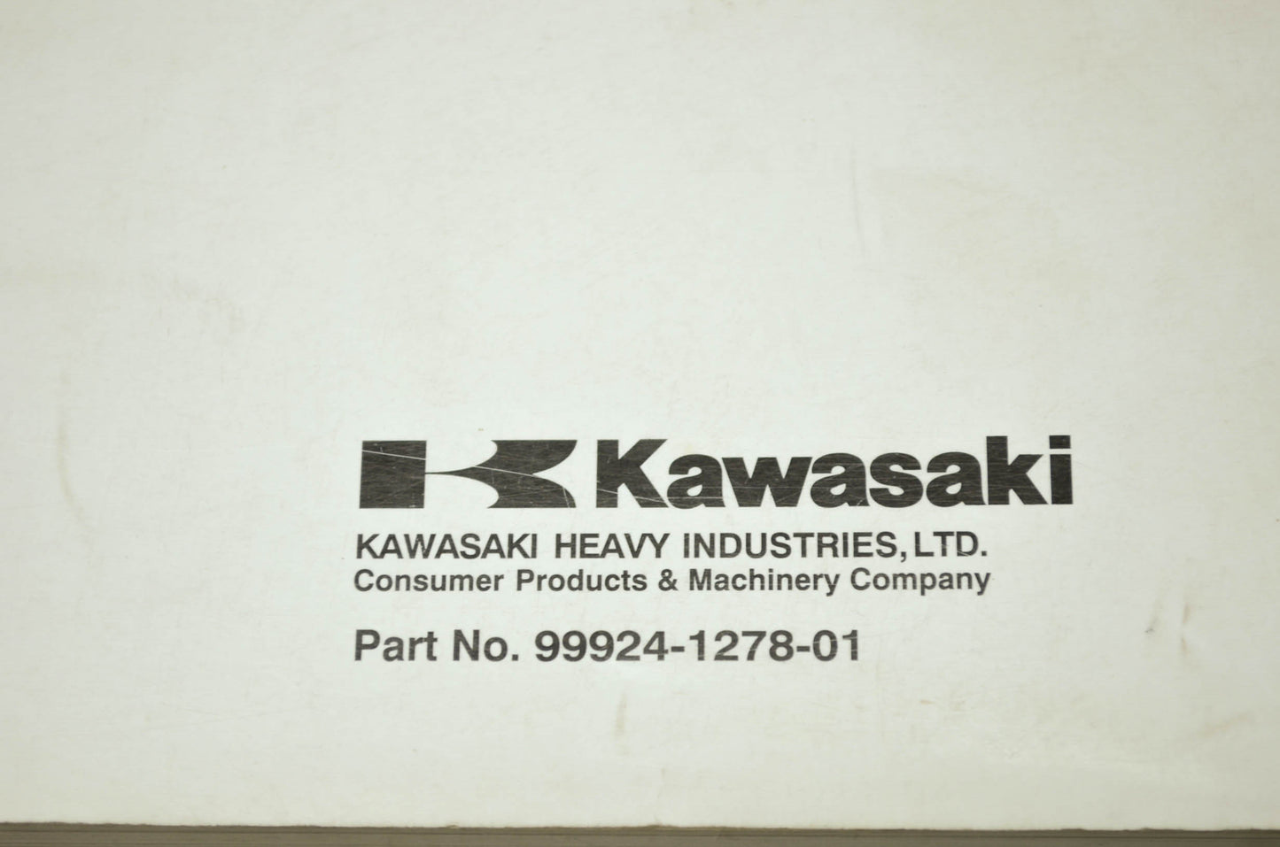 OEM Kawasaki 99924-1278-01 Service Manual ZX1200B