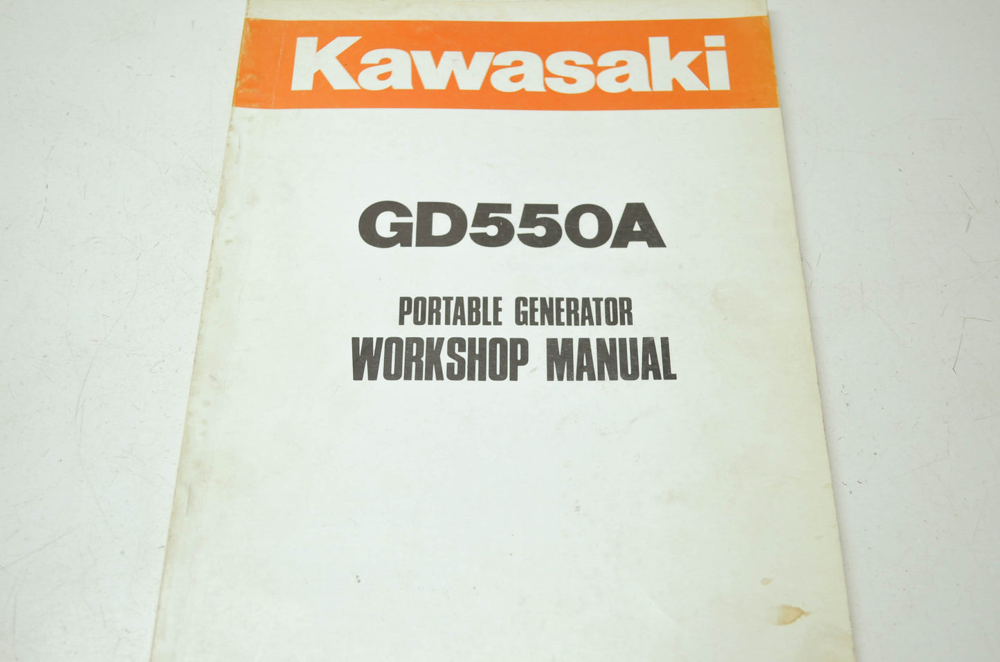 OEM Kawasaki 99924-2013 Service Manual GA550A/GD550A