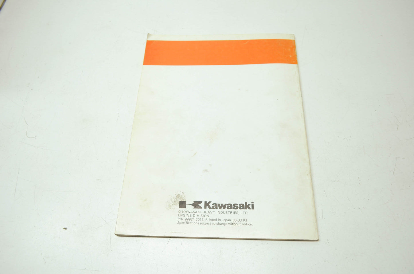 OEM Kawasaki 99924-2013 Service Manual GA550A/GD550A