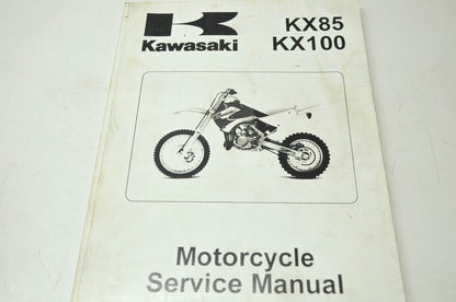 OEM Kawasaki 99924-1265-02 Service Manual KX85A/100D