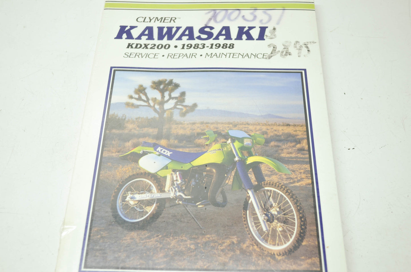 Clymer Kawasaki KDX200 83-88 Service Repair Maintenance Manual