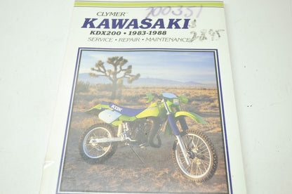 Clymer Kawasaki KDX200 83-88 Service Repair Maintenance Manual