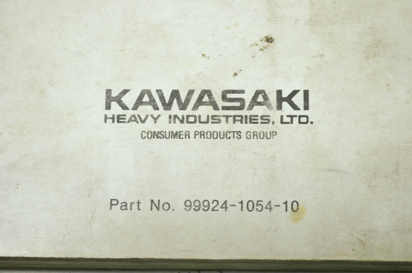 OEM Kawasaki 99924-1054-10 Service Manual VN750A