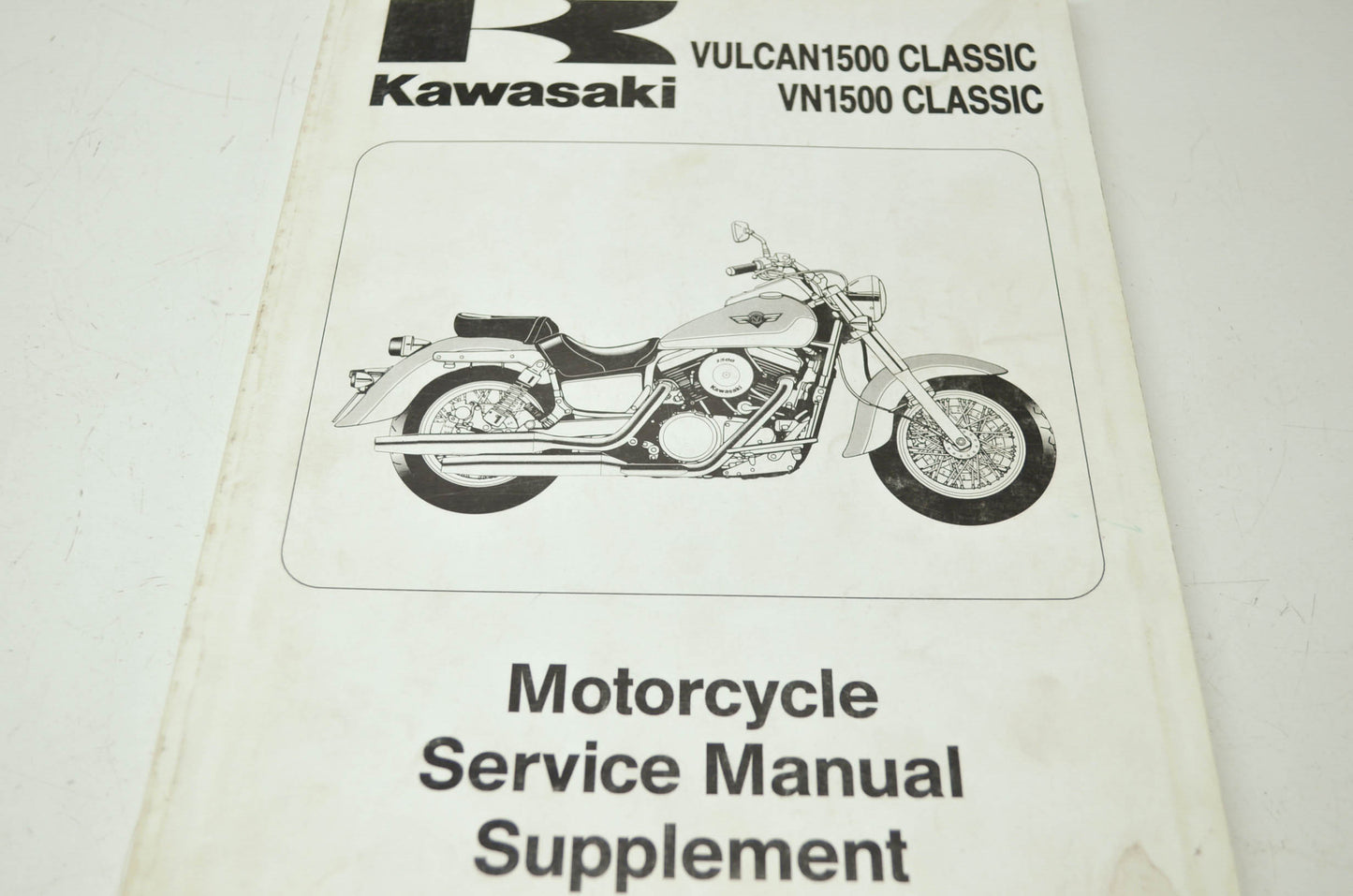 OEM Kawasaki 99924-1191-51 Service Manual Supplement VN1500D/E