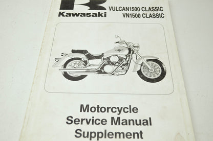 OEM Kawasaki 99924-1191-51 Service Manual Supplement VN1500D/E