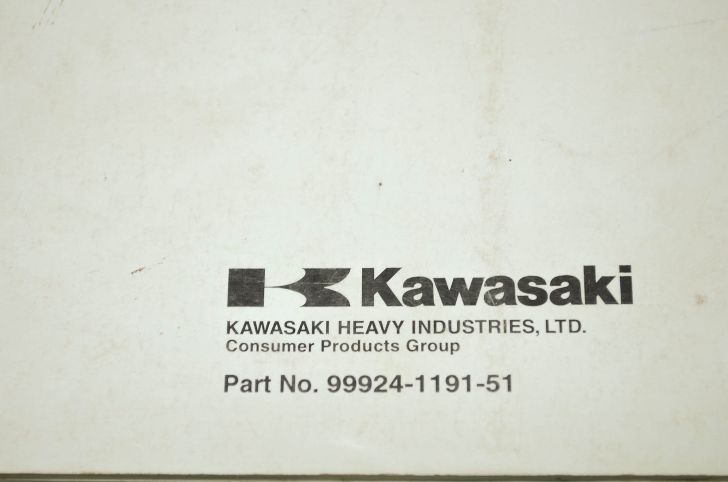 OEM Kawasaki 99924-1191-51 Service Manual Supplement VN1500D/E