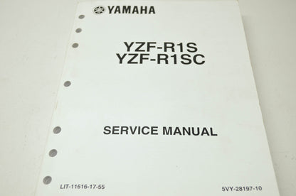 OEM Yamaha LIT-11616-17-55 Service Manual YZF-R1S (SC)