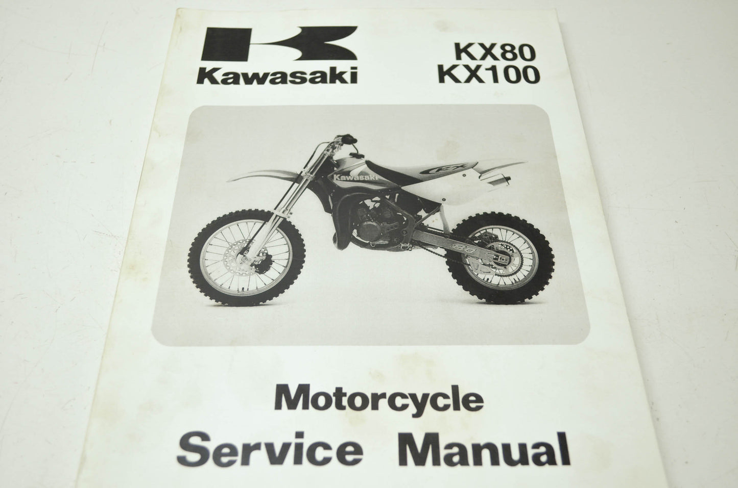 OEM Kawasaki 99924-1219-02 Service Manual KX80W/KX100C