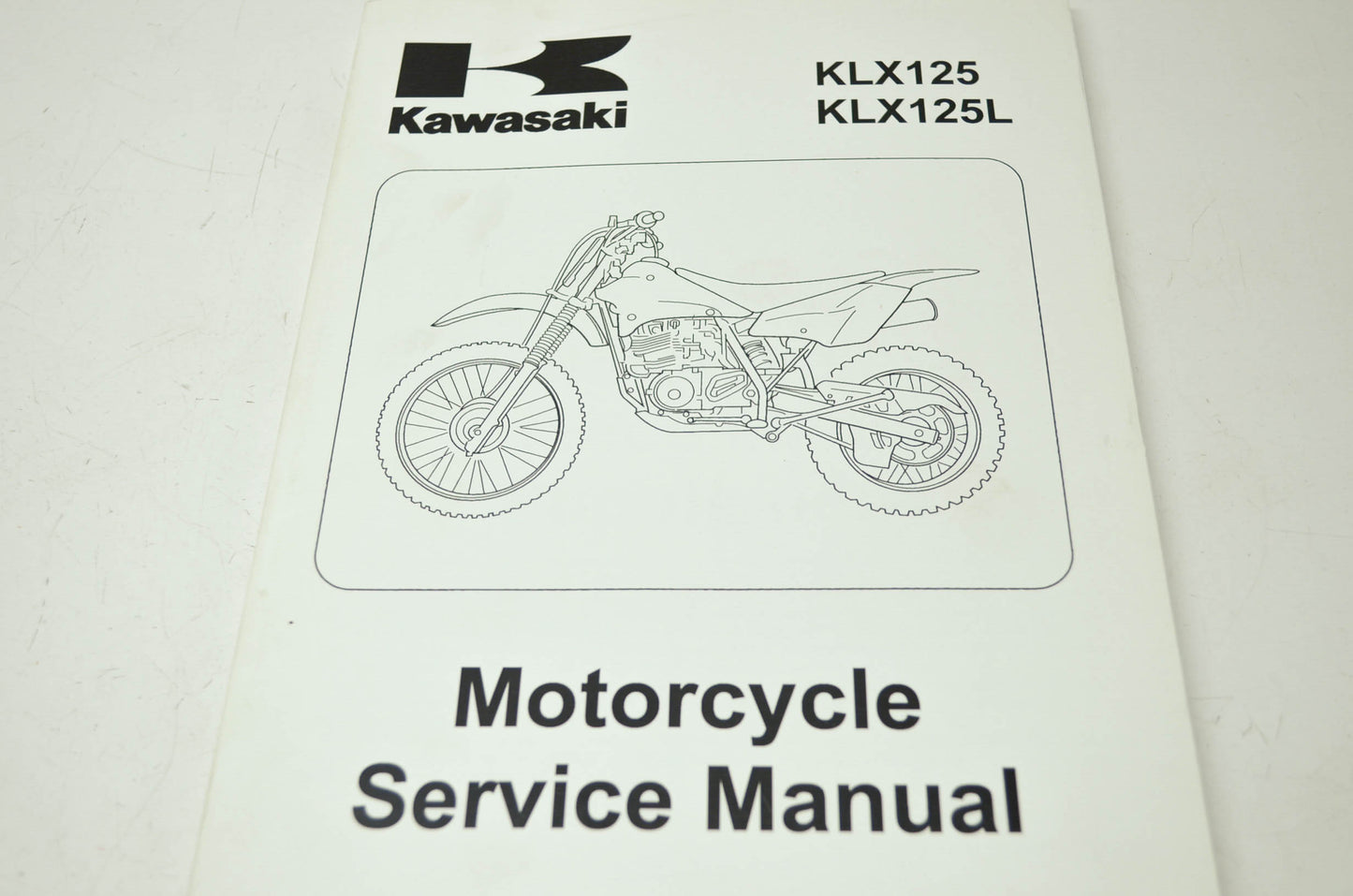 OEM Kawasaki 99924-1293-03 Service Manual KLX125A/B