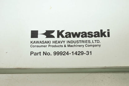 OEM Kawasaki 99924-1429-31 Service Manual KLX110C/D
