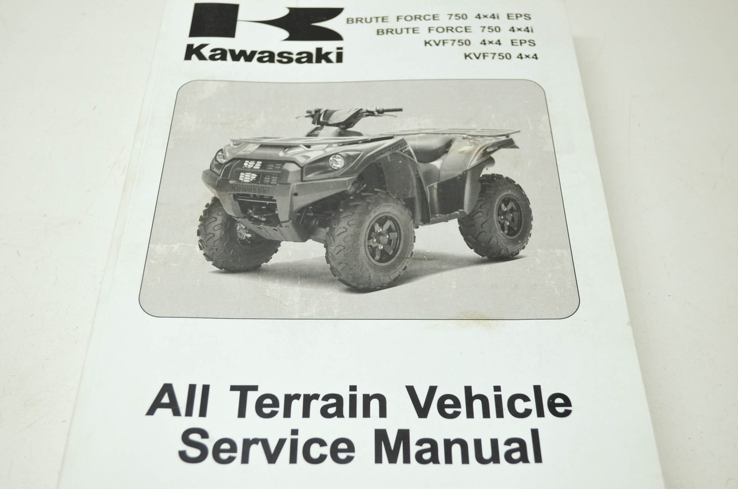 OEM Kawasaki 99924-1446-31 Service Manual KVF750G/H/J/L