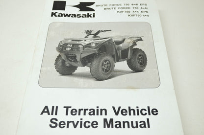 OEM Kawasaki 99924-1446-31 Service Manual KVF750G/H/J/L