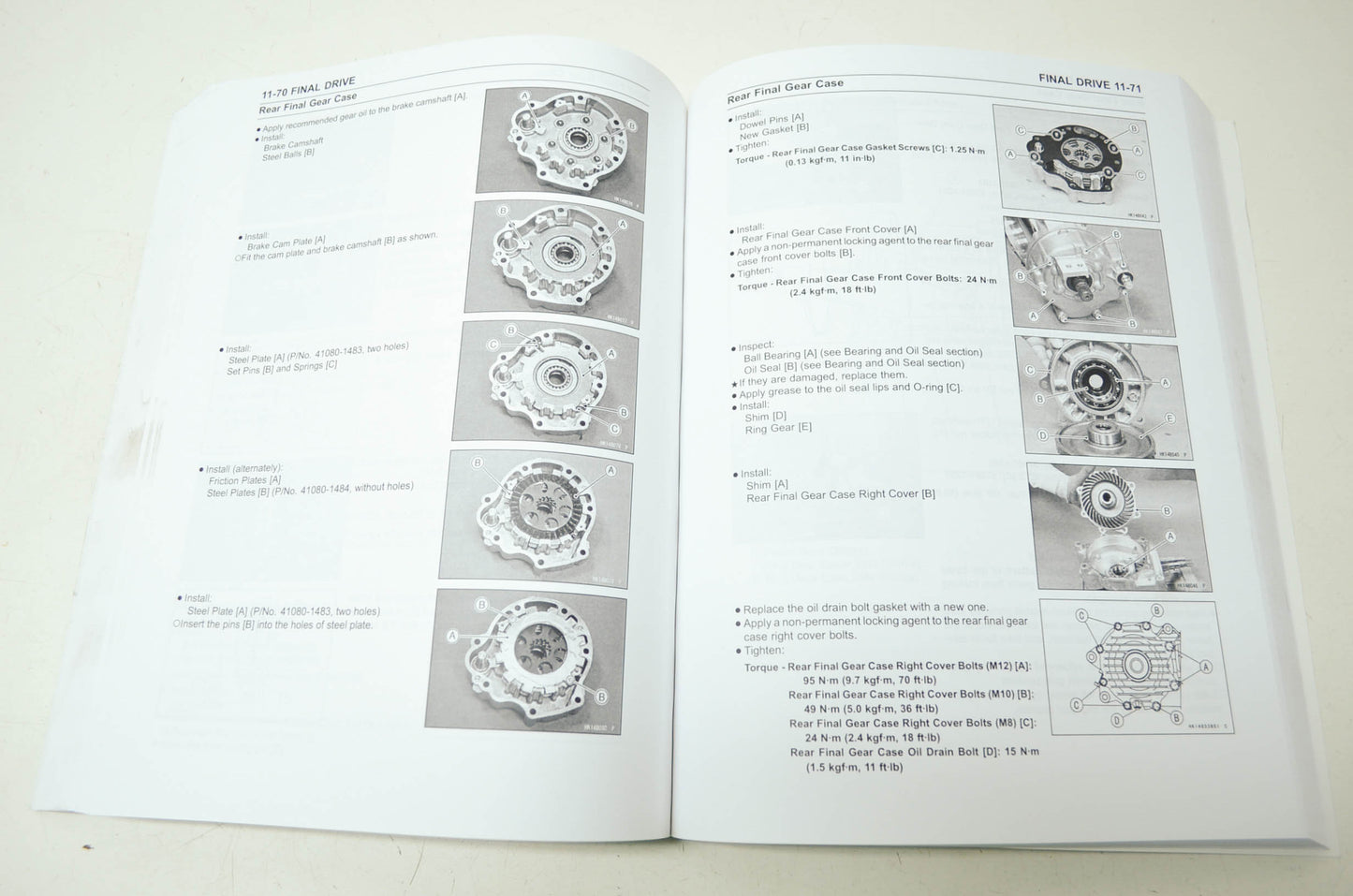 OEM Kawasaki 99924-1446-31 Service Manual KVF750G/H/J/L