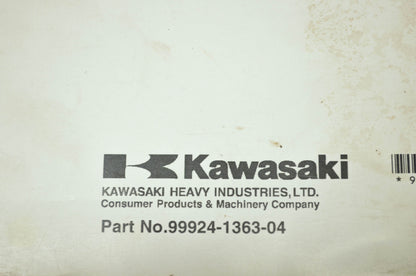 OEM Kawasaki 99924-1363-04 Service Manual KVF650F/G