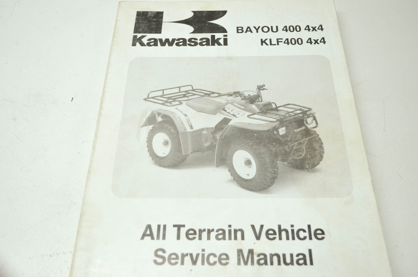 OEM Kawasaki 99924-1154-01 Service Manual KLF400B