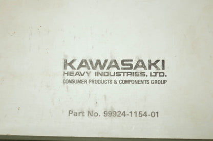 OEM Kawasaki 99924-1154-01 Service Manual KLF400B