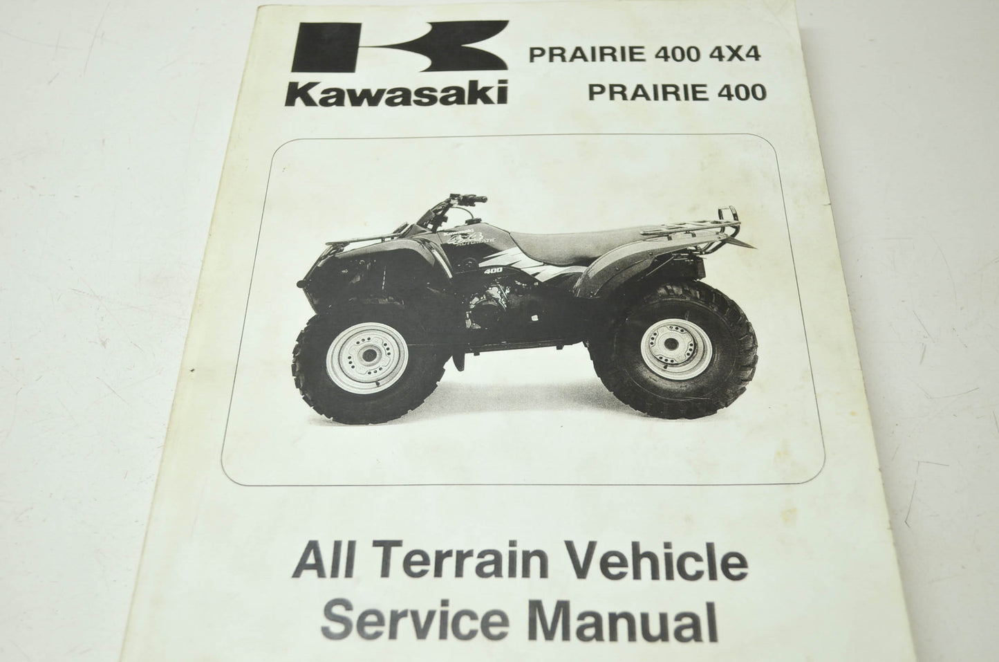 OEM Kawasaki 99924-1201-02 Service Manual KVF400A/B