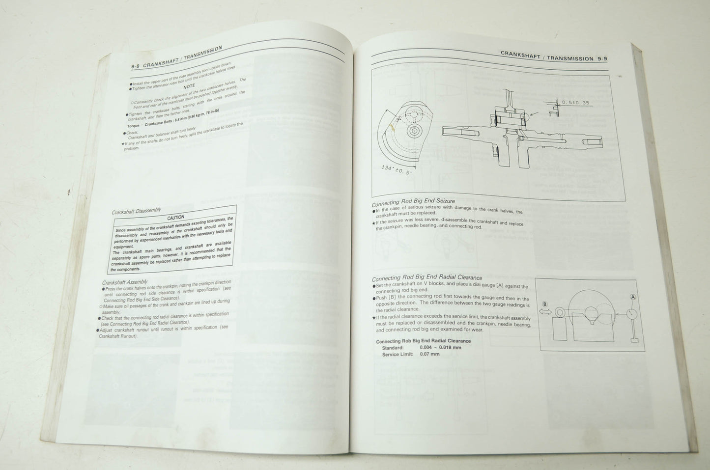 OEM Kawasaki 99924-1201-02 Service Manual KVF400A/B