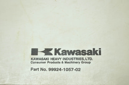 OEM Kawasaki 99924-1057-02 Service Manual KLF300