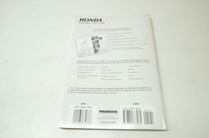 Clymer Honda Odyssey 77-84 Service Repair Maintenance Manual