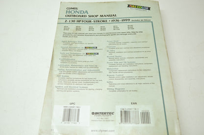 Clymer Honda Outboard 2-130HP 4 Stroke 76-99 Shop Manual