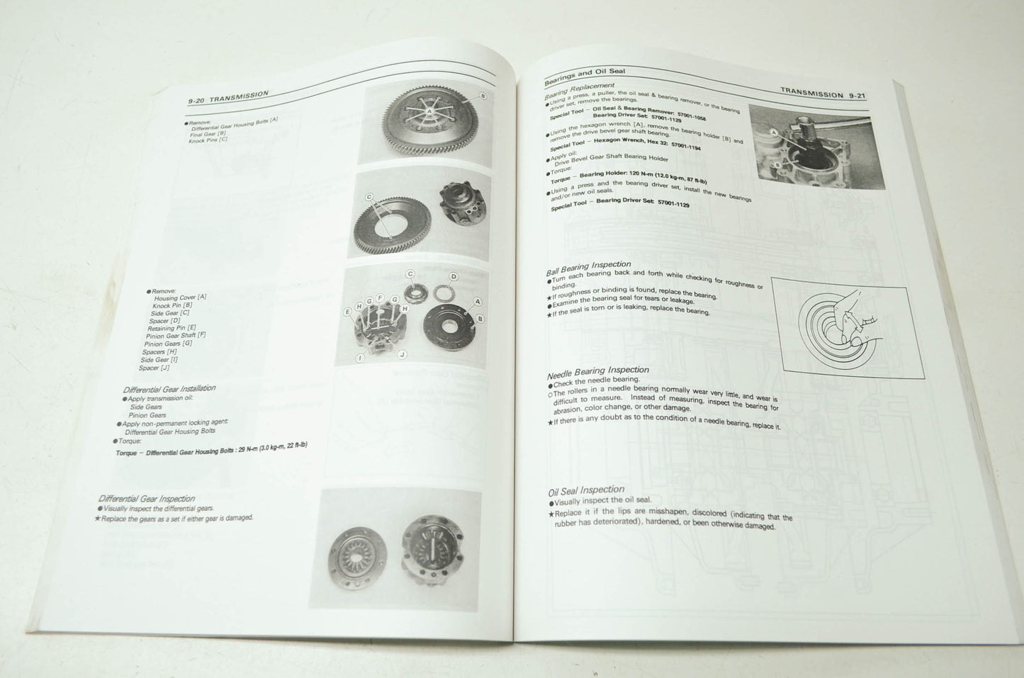 OEM Kawasaki 99924-1163-03 Service Manual KAF620A/B/C