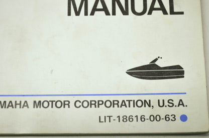 OEM Yamaha LIT-18616-00-63 WRA650P Service Manual