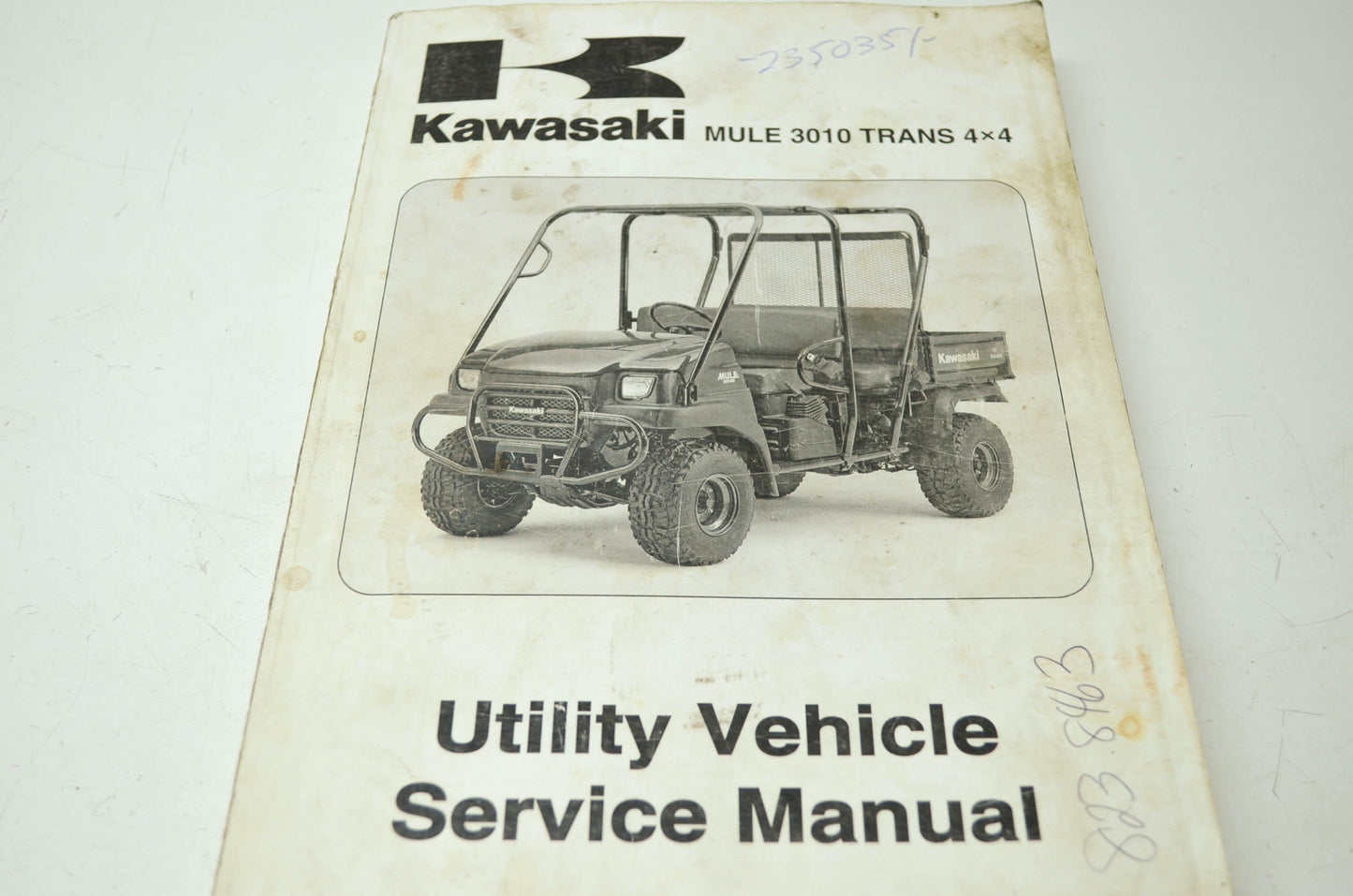 OEM Kawasaki 99924-1350-01 Service Manual KAF620J/K