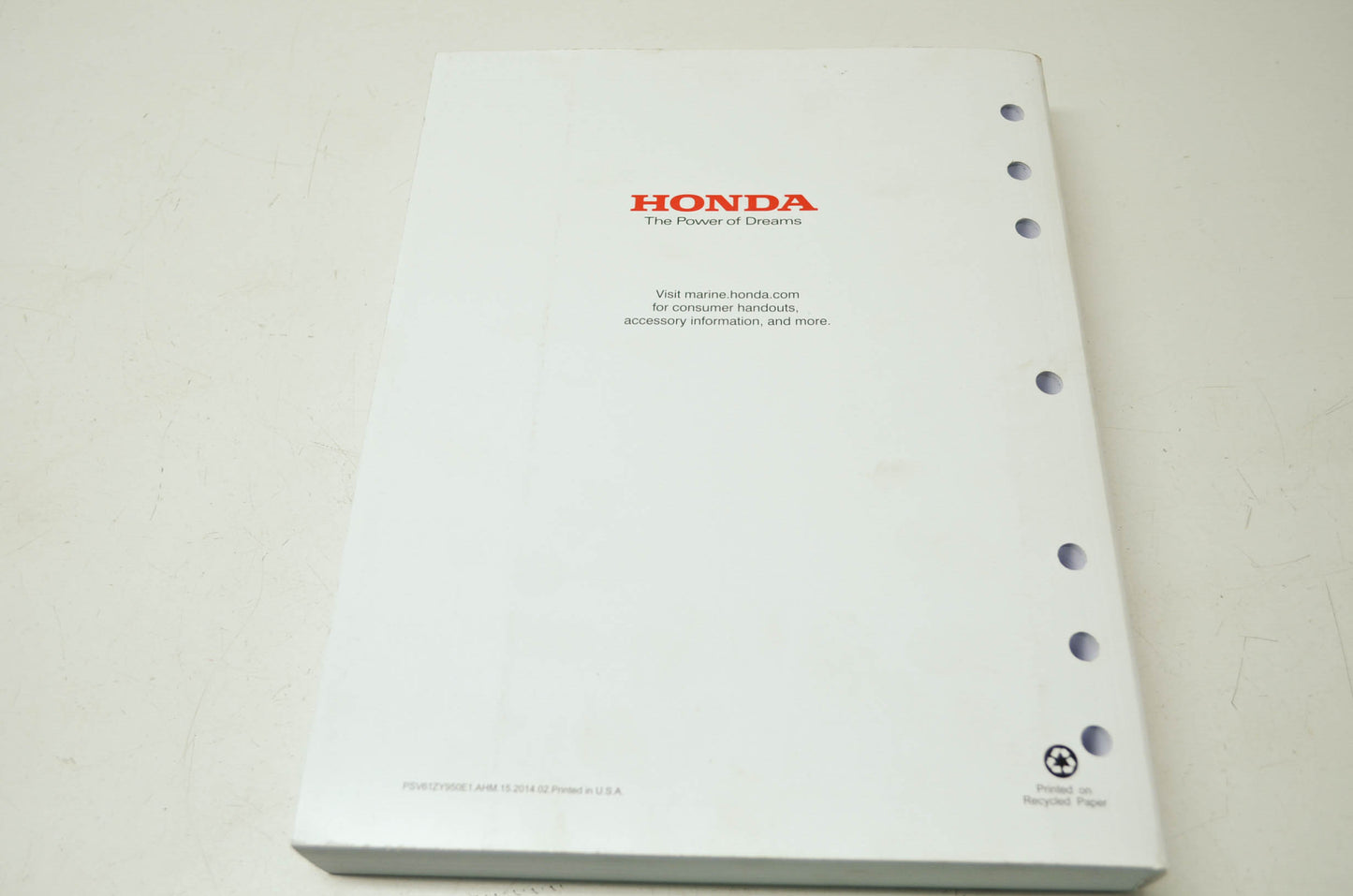 Honda BF75DK3 BF90DK4 Outboard Motor Shop Manual