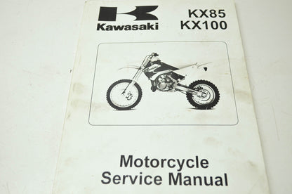 OEM Kawasaki 99924-1265-01 Service Manual KX85A/100D