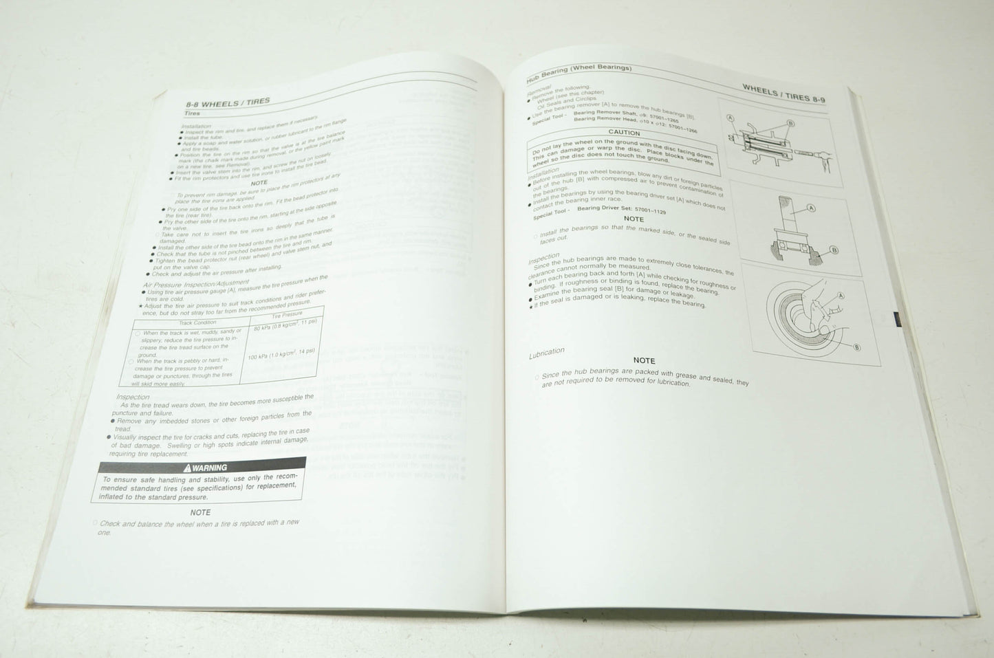 OEM Kawasaki 99924-1265-01 Service Manual KX85A/100D