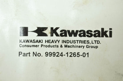 OEM Kawasaki 99924-1265-01 Service Manual KX85A/100D