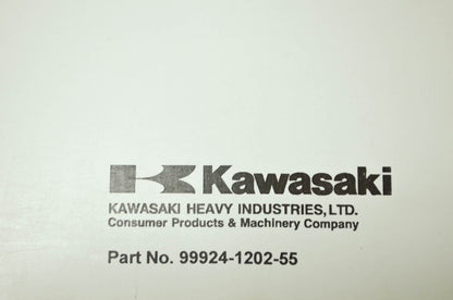 OEM Kawasaki 99924-1202-55 Service Manual Supplement KAF300C