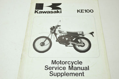 OEM Kawasaki 99924-1092-51 Service Manual KE100