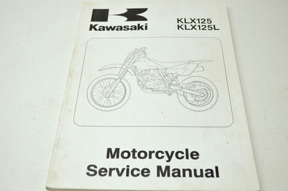OEM Kawasaki 99924-1293-01 Service Manual KLX125A/B