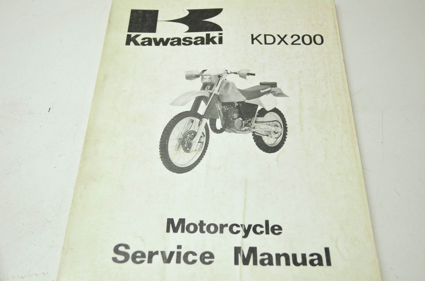 OEM Kawasaki 99924-1105-01 Service Manual KDX200C3