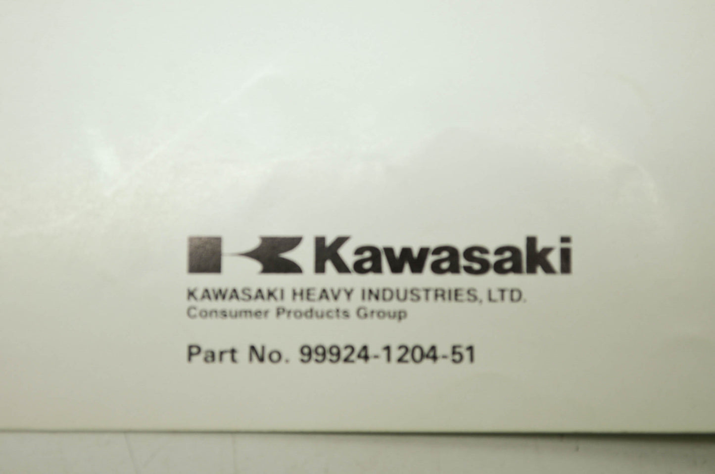 OEM Kawasaki 99924-1204-51 Service Manual Supplement KDX220A