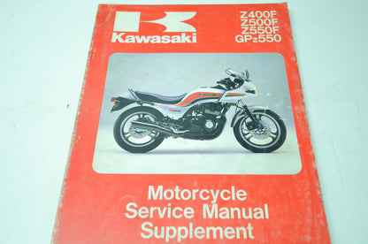 OEM Kawasaki 99924-1040-02 Service Manual Supplement ZX550