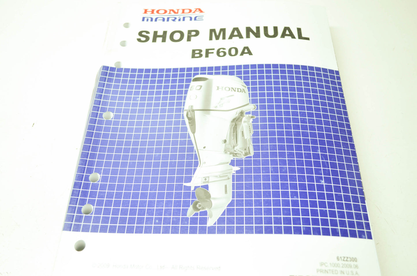 OEM Honda 61ZZ300 Service Manual BF60A