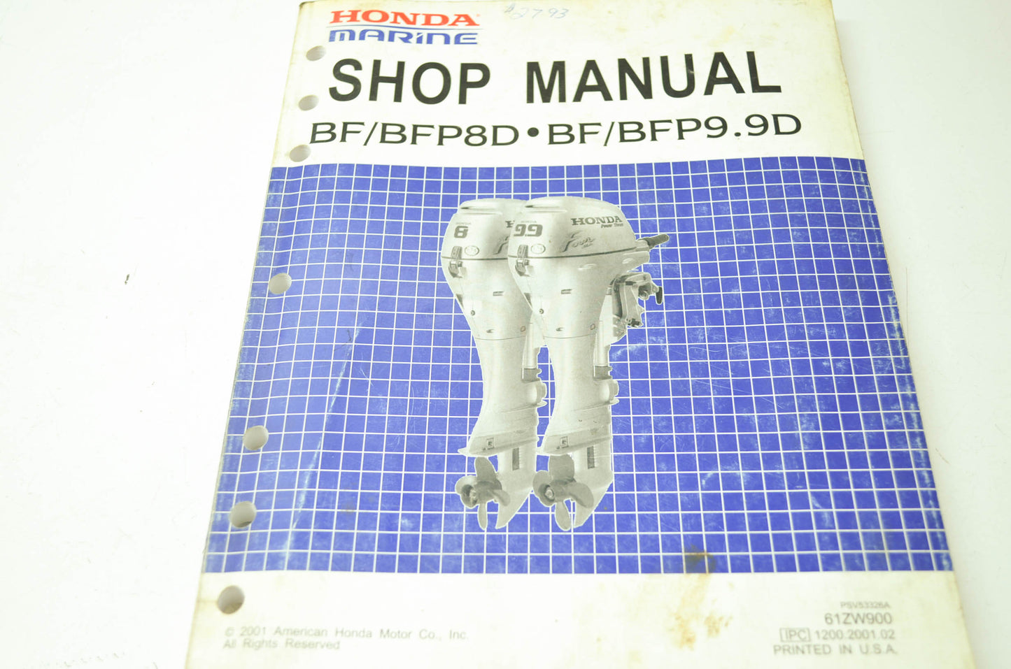 Honda BF/BFP8D BF/BFP9.9D Shop Manual
