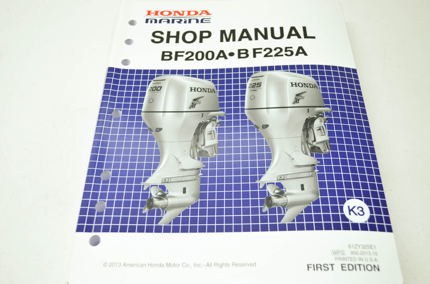 Honda 2013 BF200A BF225A Shop Manual