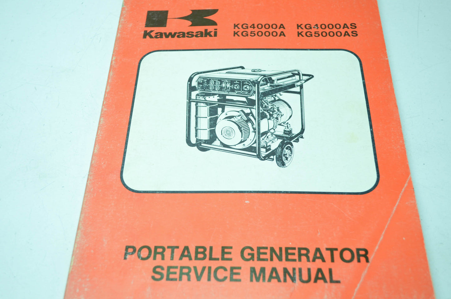 OEM Kawasaki 99963-0052-01 Service Manual KG4000/5000