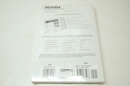 Clymer Honda VT 700 750 83-87 Service Repair Maintenance Manual