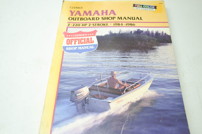 Clymer Yamaha Outboard 2-220 HP 2 Stroke 84-86 Shop Manual