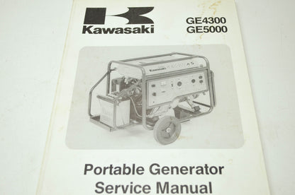 OEM Kawasaki 99924-2040-01 Service Manual GE4300/5000