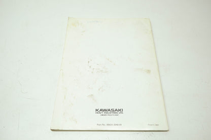 OEM Kawasaki 99924-2040-01 Service Manual GE4300/5000