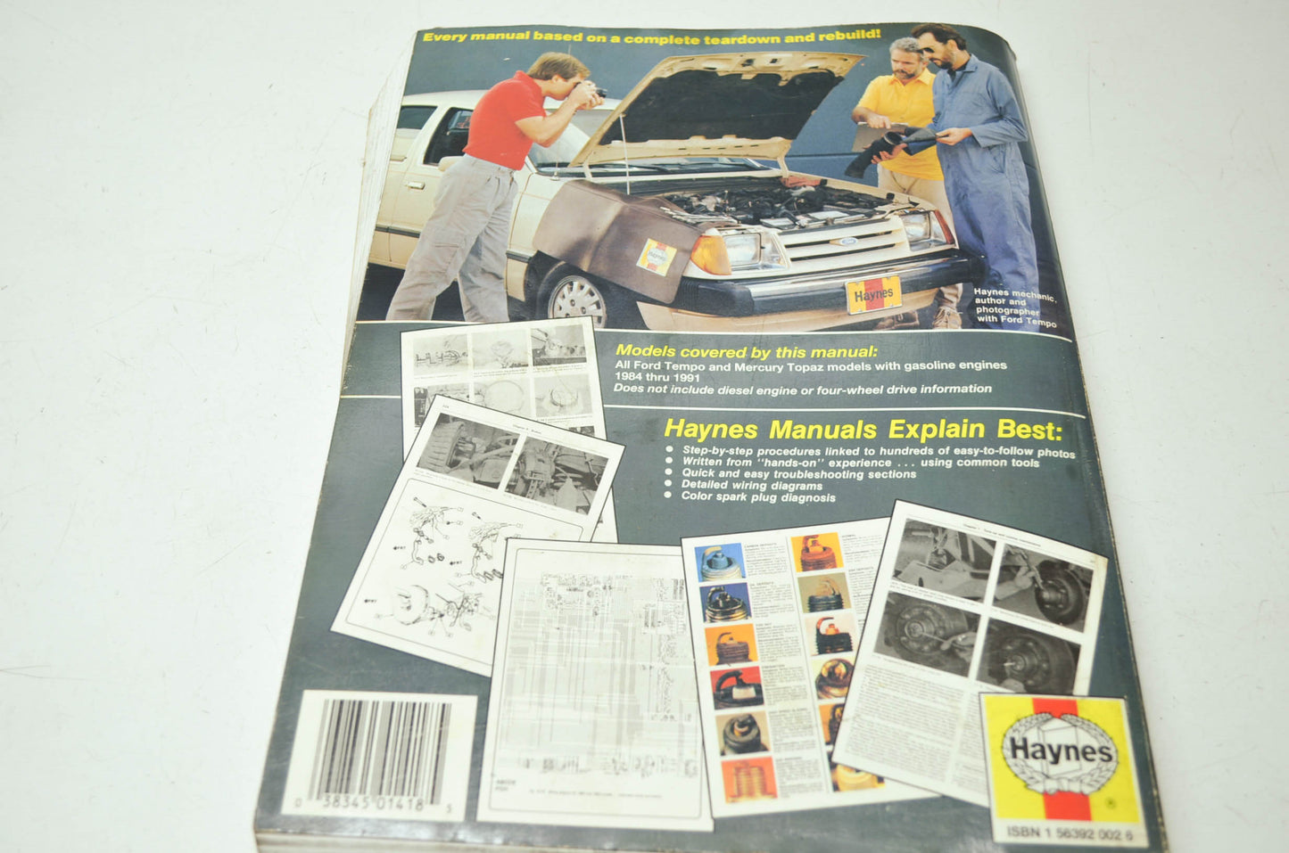 Haynes Ford Tempo & Mercury Topaz 84-91 Repair Manual