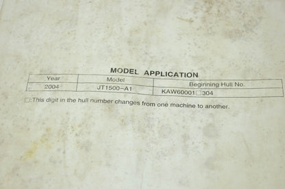 Kawasaki Jet Ski STX-15F Service Manual