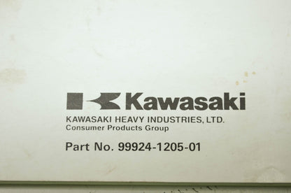 OEM Kawasaki 99924-1205-01 Service Manual JT900A/B