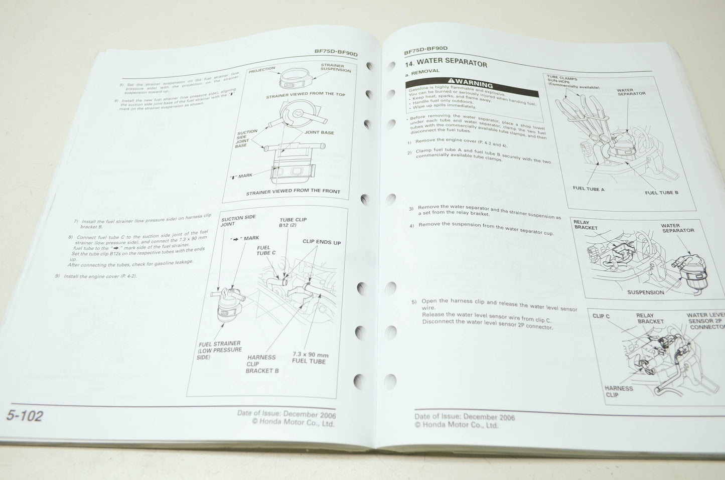 Honda BF75D BF90D Shop Manual